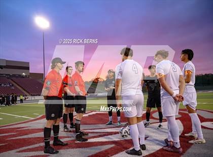 Thumbnail 3 in Grand Oaks vs Mesquite Horn (UIL 6A D2 Soccer Regional Semifinal) photogallery.