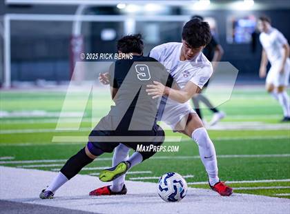 Thumbnail 1 in Grand Oaks vs Mesquite Horn (UIL 6A D2 Soccer Regional Semifinal) photogallery.