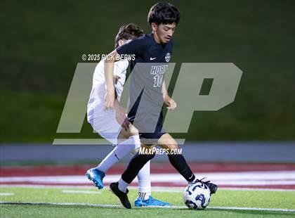 Thumbnail 1 in Grand Oaks vs Mesquite Horn (UIL 6A D2 Soccer Regional Semifinal) photogallery.