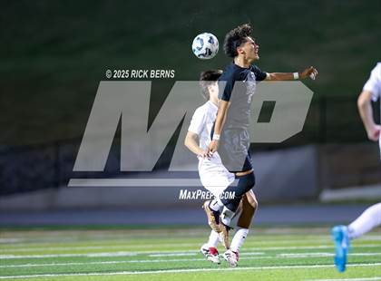 Thumbnail 2 in Grand Oaks vs Mesquite Horn (UIL 6A D2 Soccer Regional Semifinal) photogallery.
