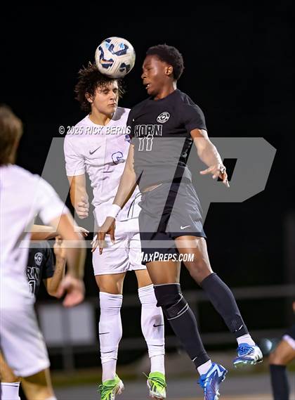 Thumbnail 1 in Grand Oaks vs Mesquite Horn (UIL 6A D2 Soccer Regional Semifinal) photogallery.