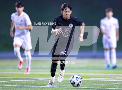 Thumbnail 1 in Grand Oaks vs Mesquite Horn (UIL 6A D2 Soccer Regional Semifinal) photogallery.