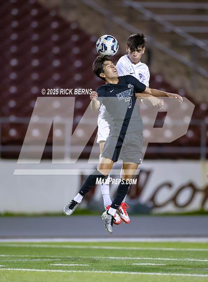 Thumbnail 1 in Grand Oaks vs Mesquite Horn (UIL 6A D2 Soccer Regional Semifinal) photogallery.