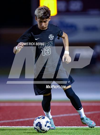 Thumbnail 3 in Grand Oaks vs Mesquite Horn (UIL 6A D2 Soccer Regional Semifinal) photogallery.