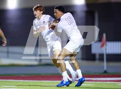 Thumbnail 3 in Grand Oaks vs Mesquite Horn (UIL 6A D2 Soccer Regional Semifinal) photogallery.