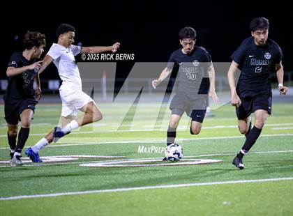Thumbnail 1 in Grand Oaks vs Mesquite Horn (UIL 6A D2 Soccer Regional Semifinal) photogallery.