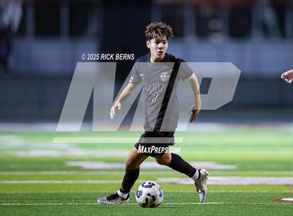 Thumbnail 1 in Grand Oaks vs Mesquite Horn (UIL 6A D2 Soccer Regional Semifinal) photogallery.