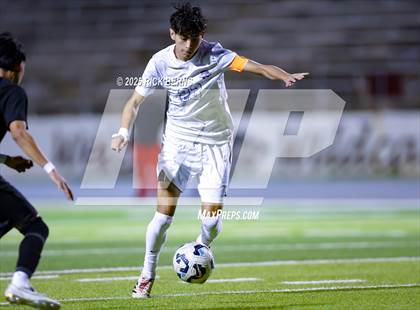 Thumbnail 1 in Grand Oaks vs Mesquite Horn (UIL 6A D2 Soccer Regional Semifinal) photogallery.