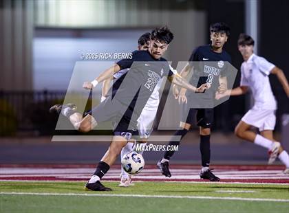 Thumbnail 1 in Grand Oaks vs Mesquite Horn (UIL 6A D2 Soccer Regional Semifinal) photogallery.