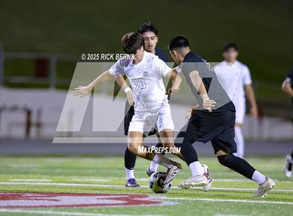 Thumbnail 1 in Grand Oaks vs Mesquite Horn (UIL 6A D2 Soccer Regional Semifinal) photogallery.