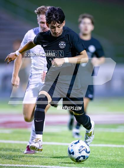 Thumbnail 2 in Grand Oaks vs Mesquite Horn (UIL 6A D2 Soccer Regional Semifinal) photogallery.