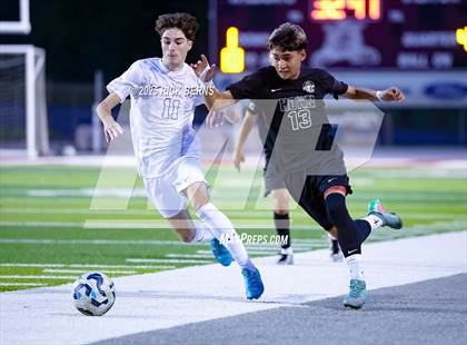 Thumbnail 1 in Grand Oaks vs Mesquite Horn (UIL 6A D2 Soccer Regional Semifinal) photogallery.
