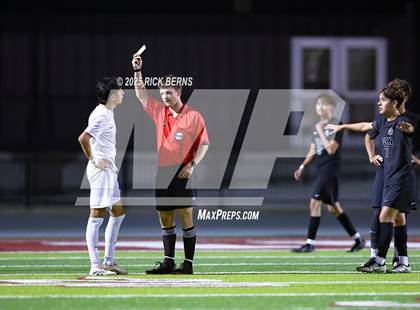 Thumbnail 3 in Grand Oaks vs Mesquite Horn (UIL 6A D2 Soccer Regional Semifinal) photogallery.