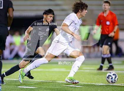 Thumbnail 3 in Grand Oaks vs Mesquite Horn (UIL 6A D2 Soccer Regional Semifinal) photogallery.
