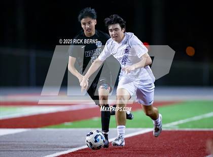 Thumbnail 1 in Grand Oaks vs Mesquite Horn (UIL 6A D2 Soccer Regional Semifinal) photogallery.