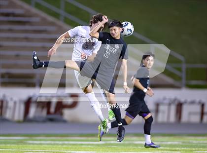 Thumbnail 1 in Grand Oaks vs Mesquite Horn (UIL 6A D2 Soccer Regional Semifinal) photogallery.