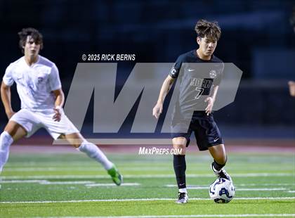 Thumbnail 3 in Grand Oaks vs Mesquite Horn (UIL 6A D2 Soccer Regional Semifinal) photogallery.