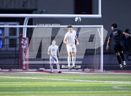 Thumbnail 1 in Grand Oaks vs Mesquite Horn (UIL 6A D2 Soccer Regional Semifinal) photogallery.