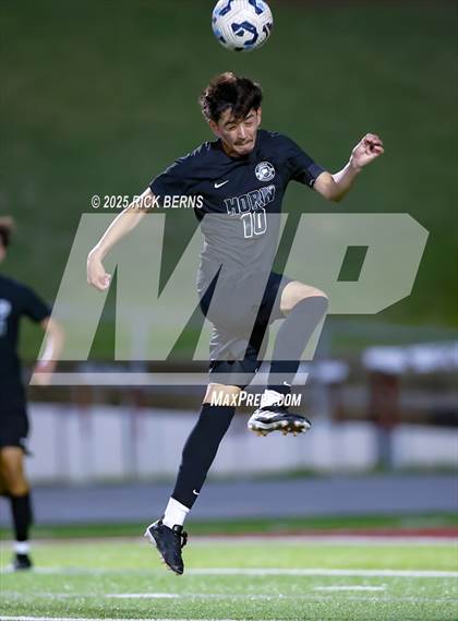 Thumbnail 3 in Grand Oaks vs Mesquite Horn (UIL 6A D2 Soccer Regional Semifinal) photogallery.