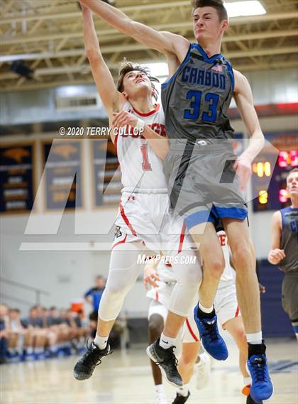 Thumbnail 1 in Carbon vs. Judge Memorial (UHSAA 3A 2nd Round Playoff) photogallery.