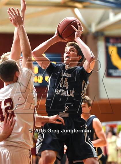 Thumbnail 2 in Marin Catholic vs. Cardinal Newman (CIF NCS D4 Final) photogallery.