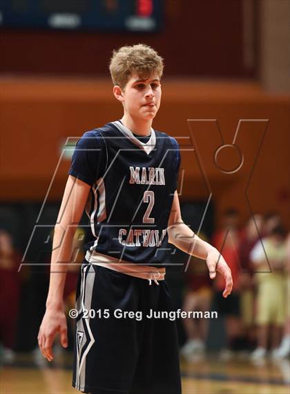 Thumbnail 3 in Marin Catholic vs. Cardinal Newman (CIF NCS D4 Final) photogallery.