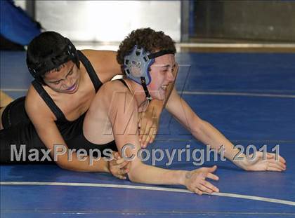 Thumbnail 3 in CIF SWYL League Wrestling Championships  photogallery.