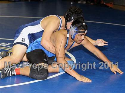 Thumbnail 1 in CIF SWYL League Wrestling Championships  photogallery.