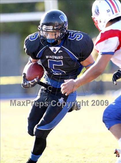 Thumbnail 3 in Faith Baptist @ Windward (CIF SS D1 8-Man Playoffs) photogallery.