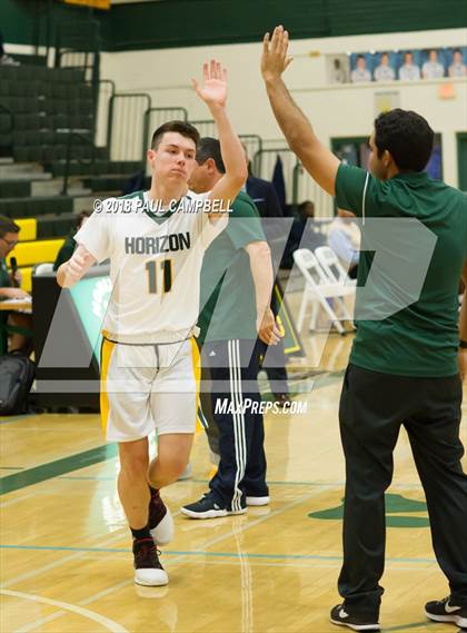 Thumbnail 3 in La Joya Community vs. Horizon (Horizon Holiday Hoops Tournament) photogallery.