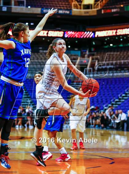 Thumbnail 1 in Xavier College Prep vs Boulder Creek (Hoopin' it Up at the Arena) photogallery.