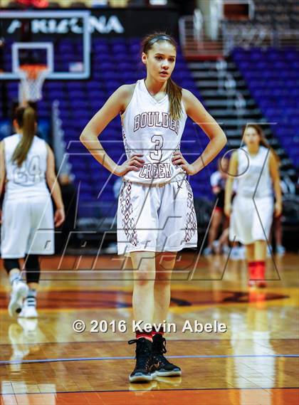 Thumbnail 3 in Xavier College Prep vs Boulder Creek (Hoopin' it Up at the Arena) photogallery.