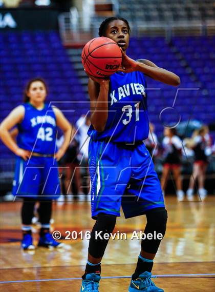 Thumbnail 3 in Xavier College Prep vs Boulder Creek (Hoopin' it Up at the Arena) photogallery.