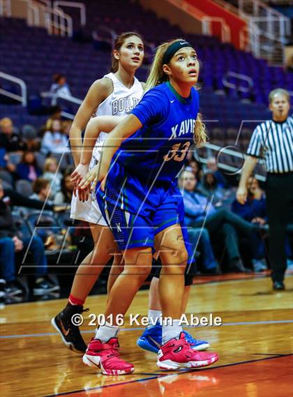 Thumbnail 3 in Xavier College Prep vs Boulder Creek (Hoopin' it Up at the Arena) photogallery.