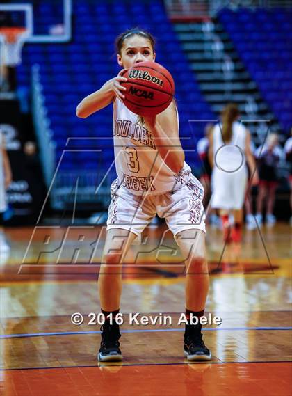 Thumbnail 1 in Xavier College Prep vs Boulder Creek (Hoopin' it Up at the Arena) photogallery.
