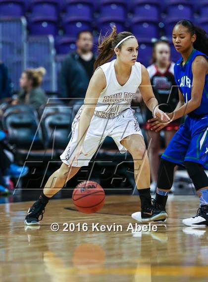 Thumbnail 2 in Xavier College Prep vs Boulder Creek (Hoopin' it Up at the Arena) photogallery.