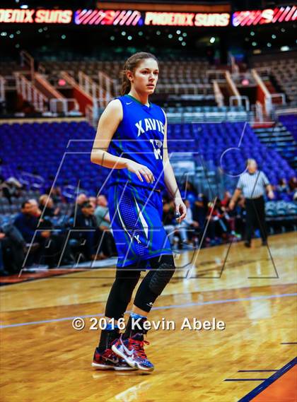 Thumbnail 3 in Xavier College Prep vs Boulder Creek (Hoopin' it Up at the Arena) photogallery.