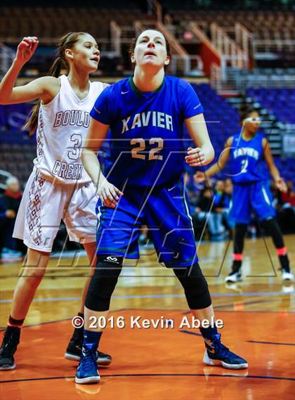 Thumbnail 3 in Xavier College Prep vs Boulder Creek (Hoopin' it Up at the Arena) photogallery.