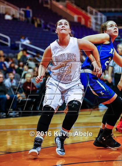 Thumbnail 3 in Xavier College Prep vs Boulder Creek (Hoopin' it Up at the Arena) photogallery.