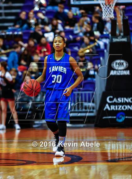Thumbnail 3 in Xavier College Prep vs Boulder Creek (Hoopin' it Up at the Arena) photogallery.