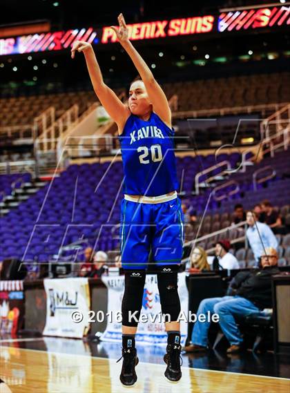 Thumbnail 2 in Xavier College Prep vs Boulder Creek (Hoopin' it Up at the Arena) photogallery.