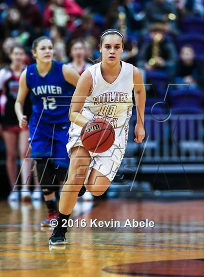 Thumbnail 2 in Xavier College Prep vs Boulder Creek (Hoopin' it Up at the Arena) photogallery.