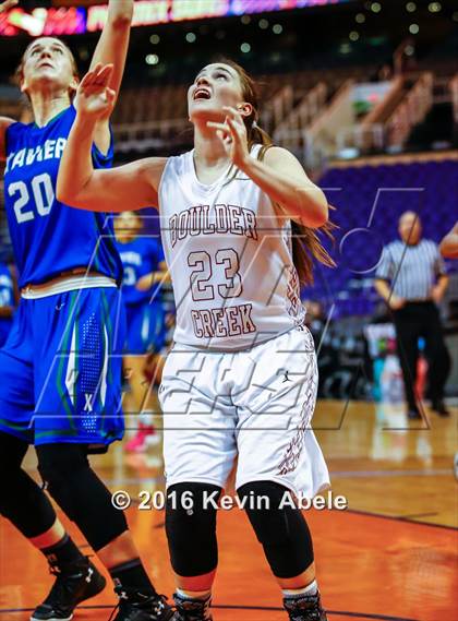 Thumbnail 3 in Xavier College Prep vs Boulder Creek (Hoopin' it Up at the Arena) photogallery.