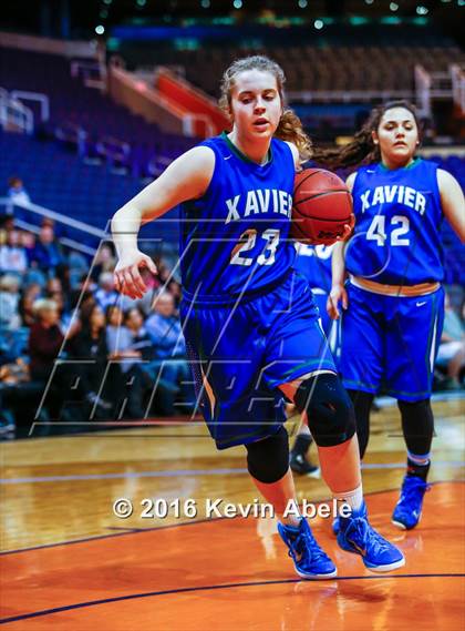 Thumbnail 3 in Xavier College Prep vs Boulder Creek (Hoopin' it Up at the Arena) photogallery.