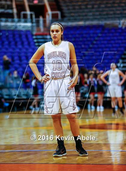 Thumbnail 1 in Xavier College Prep vs Boulder Creek (Hoopin' it Up at the Arena) photogallery.