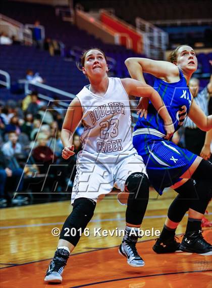 Thumbnail 1 in Xavier College Prep vs Boulder Creek (Hoopin' it Up at the Arena) photogallery.