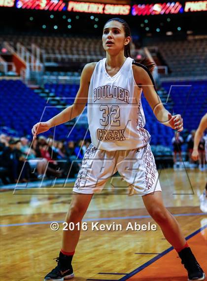 Thumbnail 3 in Xavier College Prep vs Boulder Creek (Hoopin' it Up at the Arena) photogallery.