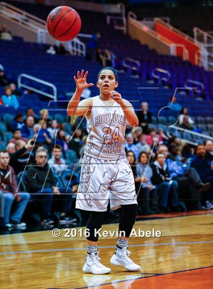 Thumbnail 2 in Xavier College Prep vs Boulder Creek (Hoopin' it Up at the Arena) photogallery.