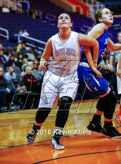 Thumbnail 2 in Xavier College Prep vs Boulder Creek (Hoopin' it Up at the Arena) photogallery.