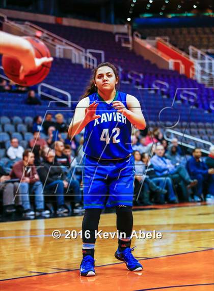 Thumbnail 1 in Xavier College Prep vs Boulder Creek (Hoopin' it Up at the Arena) photogallery.